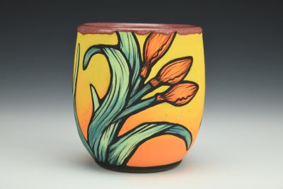 Sipper With Lily Buds