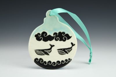 Whale Christmas Ornament