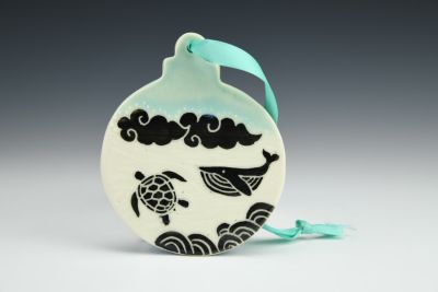 Whale/Turtle Christmas Ornament