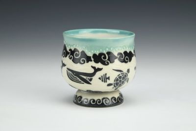 Whale/Turtle Teacup
