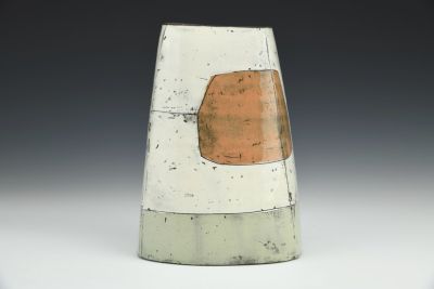 Vase - Orange and Green