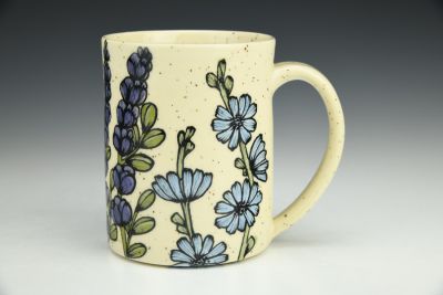 Chicory, Baptisia, and Clover Mug