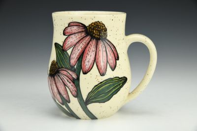 Coneflower and Queen Anne's Lace Mug