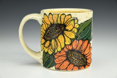 Sunflower and Black Eyed Susan Mug