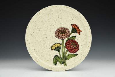 Zinnia Dinner Plate