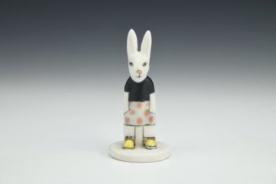 Bunny in Polka Dots