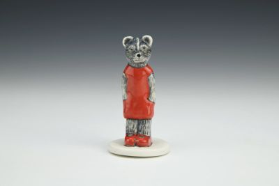 Badger in Red