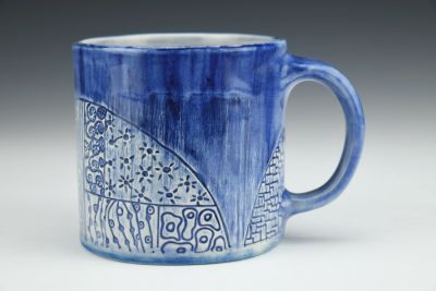 Microscope Images in Blue