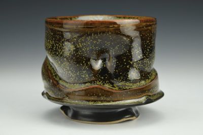 Tall Gold Dusted Teabowl