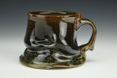 Flat Bottomed Gold Dust Mug