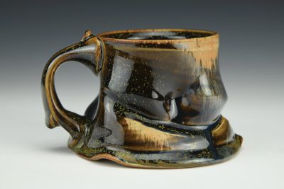 Flat Bottomed Gold Dust Mug
