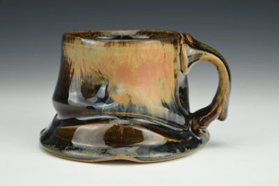 Flat Bottomed Gold Dust Mug
