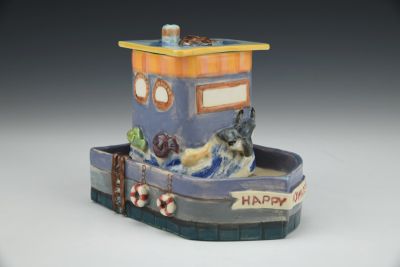 Tugged by Joy - Cup and Saucer