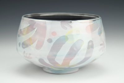 Abstract Floral Teabowl