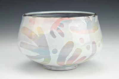 Abstract Floral Teabowl