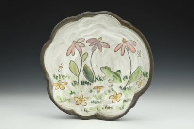 Frog Scallop Lunch Plate