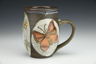 Caterpillar Butterfly Mug