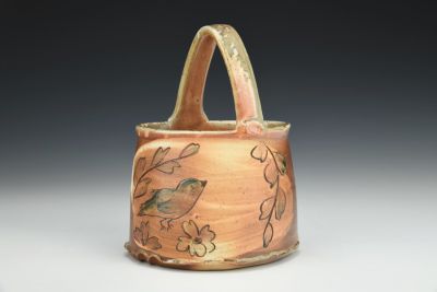 Woodfired Basket Vase