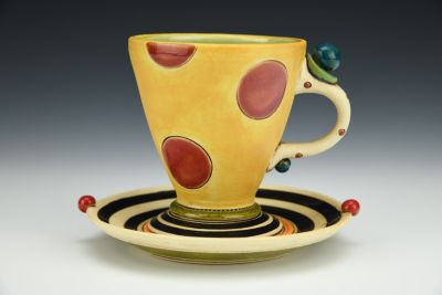 Whimsy Tea Cup w/ Saucer