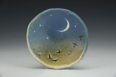 Tiny Plate - Night Sky with Murmurations