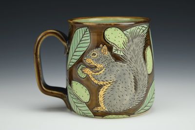 Squirrel and Pawpaw Mug