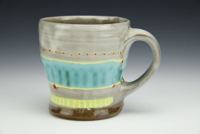 Blue Striped Mug