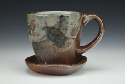 Beetle Teacup and Saucer