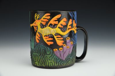 Weedy and Leafy Seadragon Cup