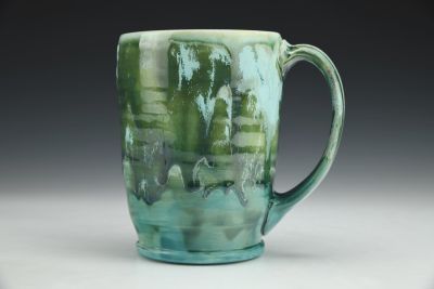 Sea Foam Green Stein