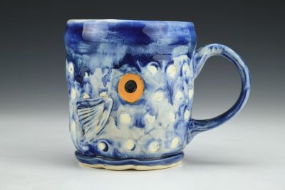 Blue Fish Mug