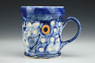 Blue Fish Mug