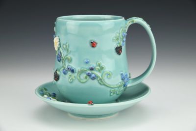 Summer Afternoon Teacup And Saucer