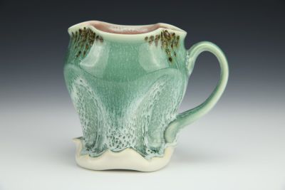 Green and Pink Mug