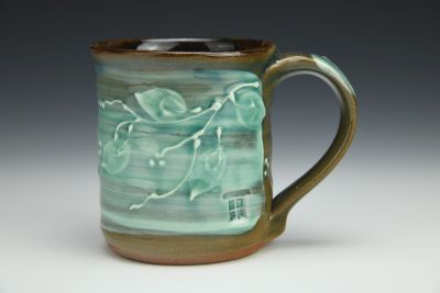 Turquoise Leaver Diner Mug