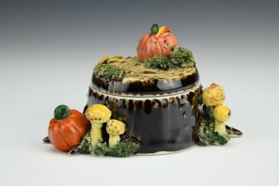 Tree Stump Jewelry Box
