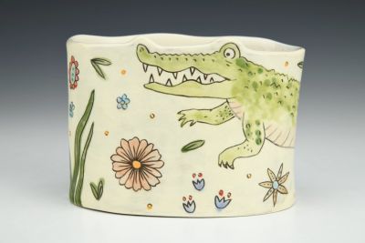 Gator Vase