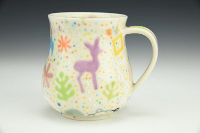 Princess Cup with Purple Deer