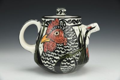 Chicken and Tomatoes Teapot