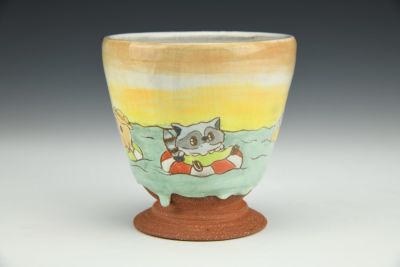 Floaty Beach Day Ice Cream Cup