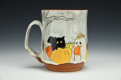 Ghost and Kitty Mug