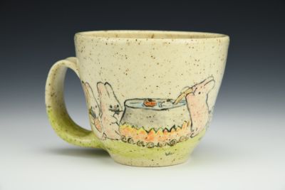 Soup Bunny Speckled Mug