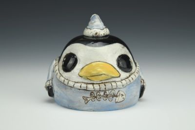 Sweater Penguin Figurine