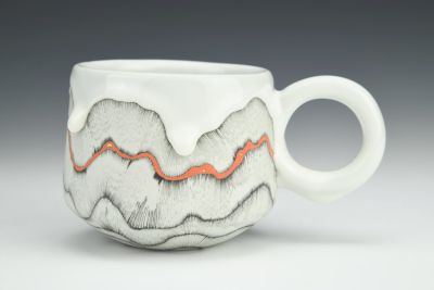 Espresso Mug with Orange