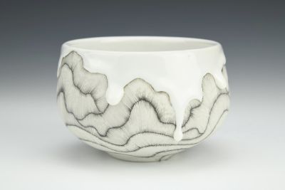 Dessert Bowl with White River
