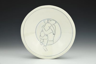 Mother and Child Small Pasta Bowl