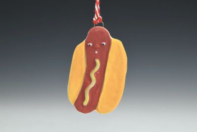Hot Dog Ornament