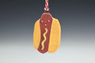 Hot Dog Ornament