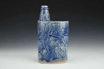 Rabbit and Ginkgo Flask