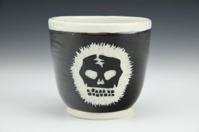 Two Skull - Ceramic Skull Society Cup