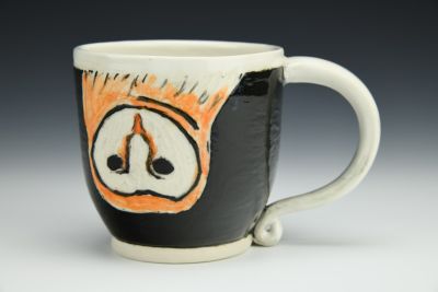 Right Side Up, Up Side Down Barn Owl Mug